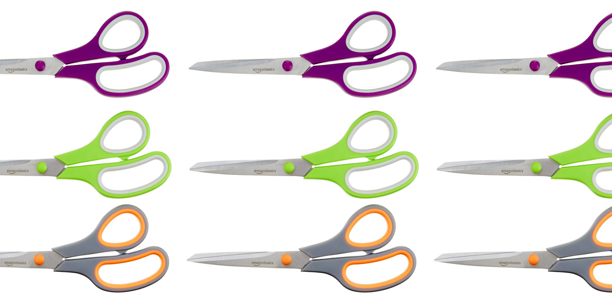 AmazonBasics 3-pack of Office Scissors is now 30% off: $7 (Reg. $10)