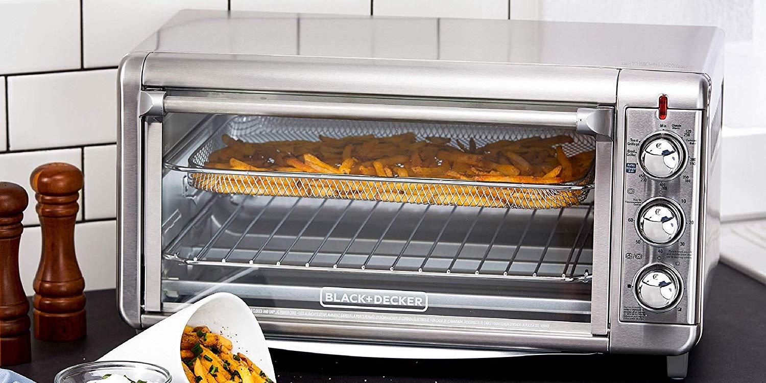This Black+Decker Toaster Oven doubles as an air fryer for 50 (Reg. 80)