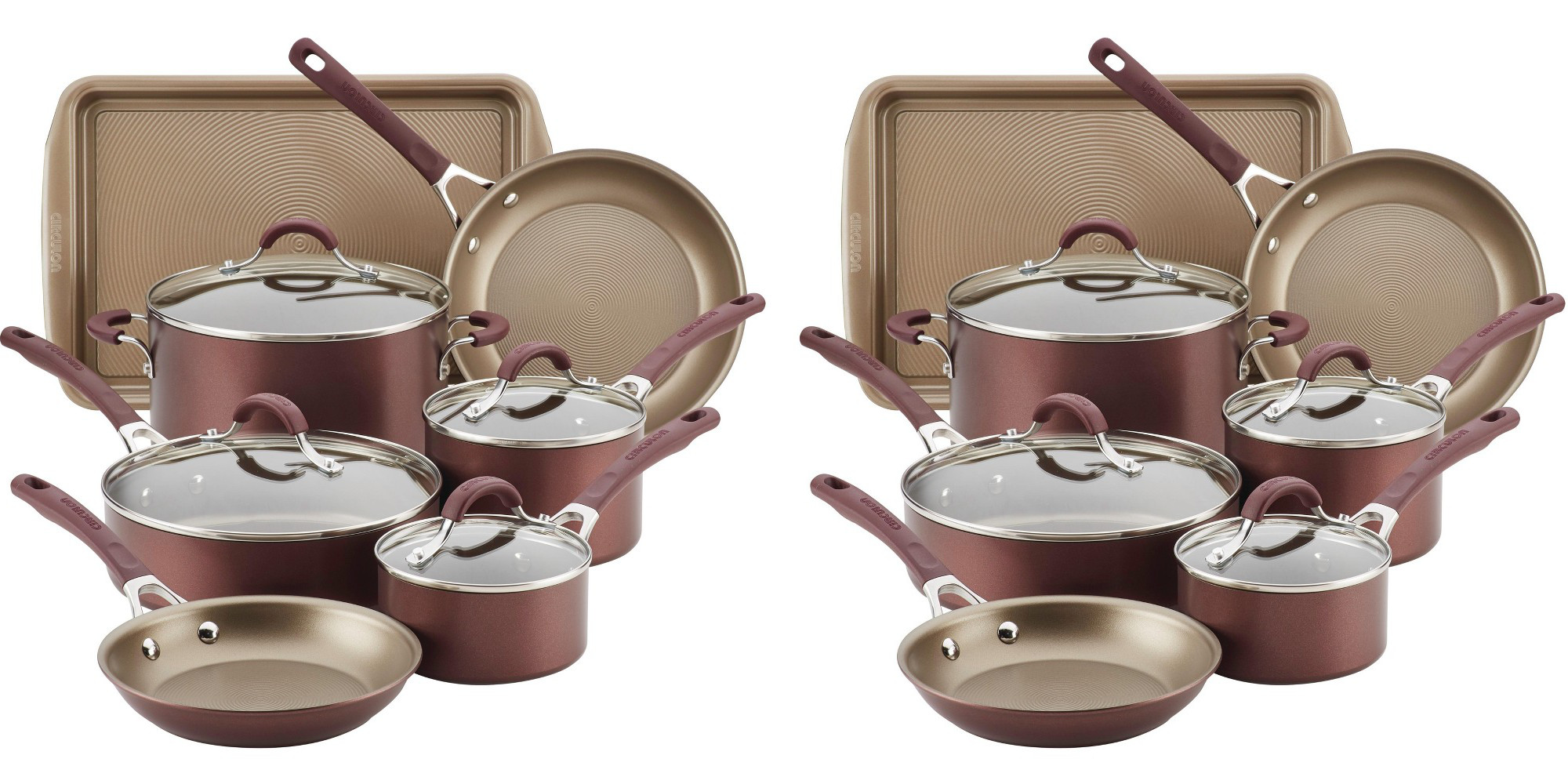 Circulon 10-piece Cookware Set with lifetime warranty at $87.50 (Reg