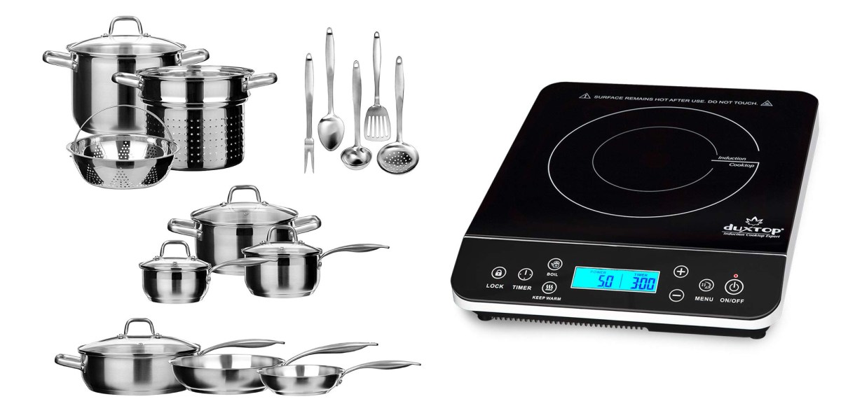 Amazon offers up to 40 off Duxtop cooktops and cookware sets from 57