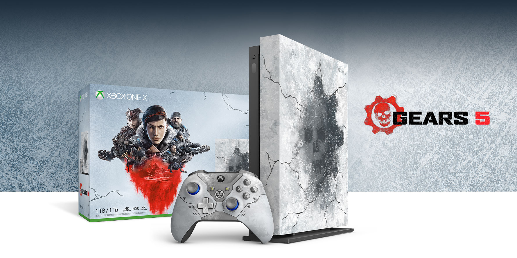 Microsoft Xbox One X 1TB Gears 5 Limited Edition with Wireless Controller  Manufacturer Refurbished