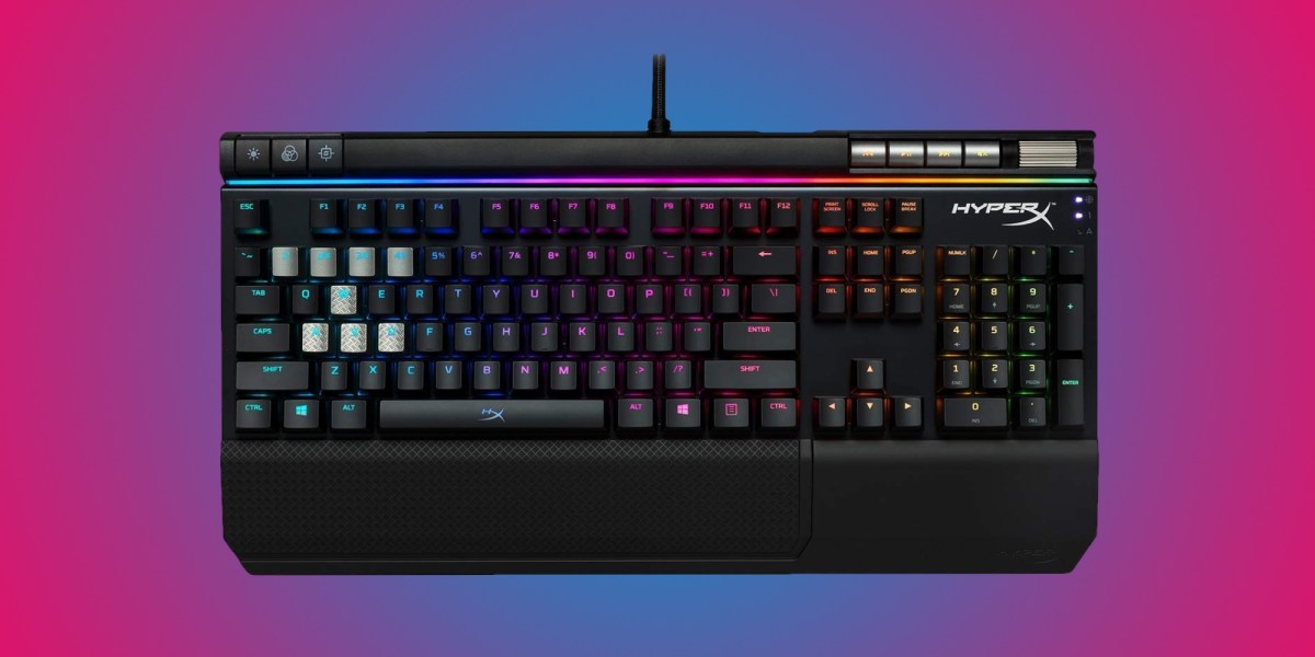 Deck out your gaming kit with HyperX's $100 Alloy Elite Keyboard (Save $40)