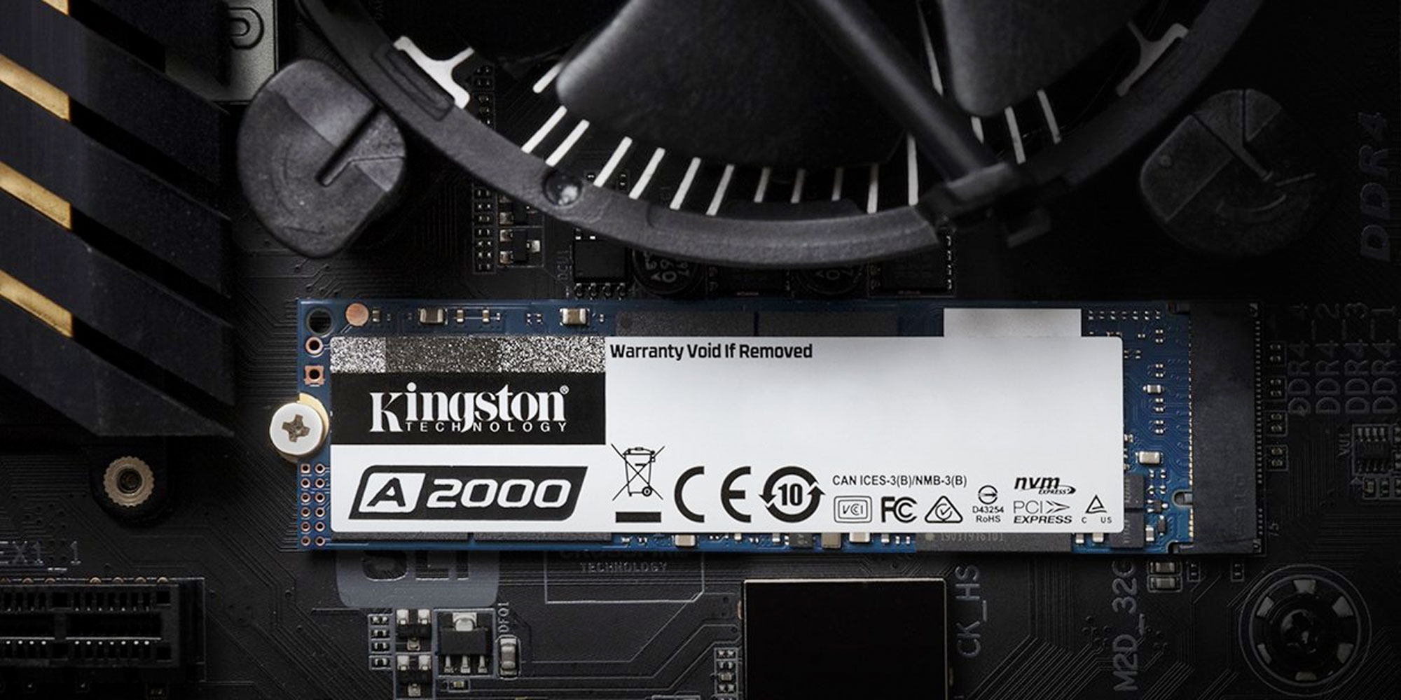Kingston's A2000 NVMe offers 2.2GB/s speeds -