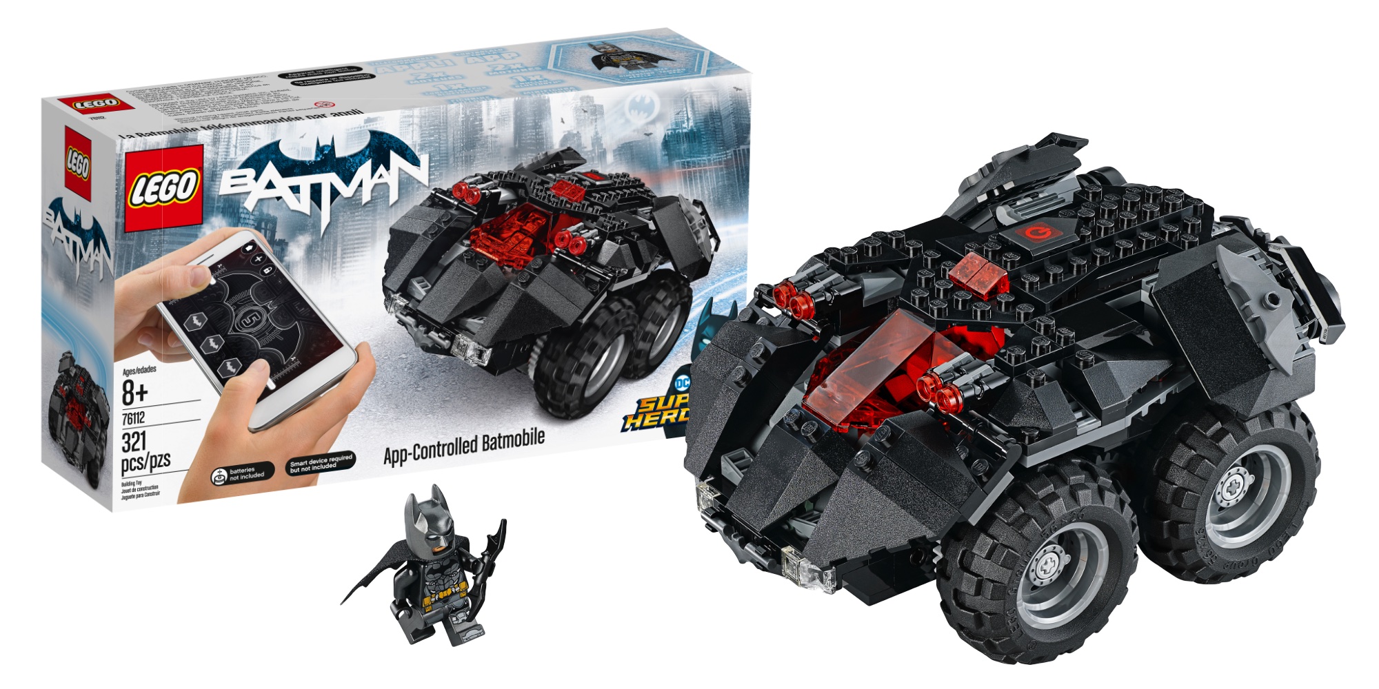 Control LEGO's DC Appenabled Batmobile w/ your iPhone at 78 (22 off