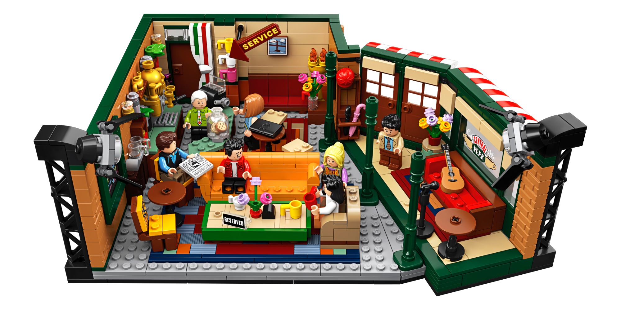 LEGO Friends Central Perk packs 1,070 bricks and 7 new figs - 9to5Toys