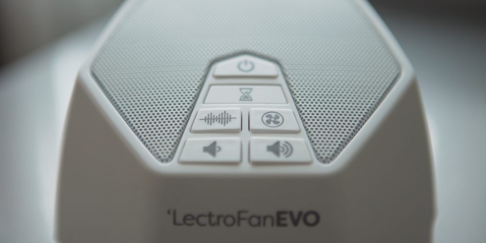 Buttons on the LectroFan EVO