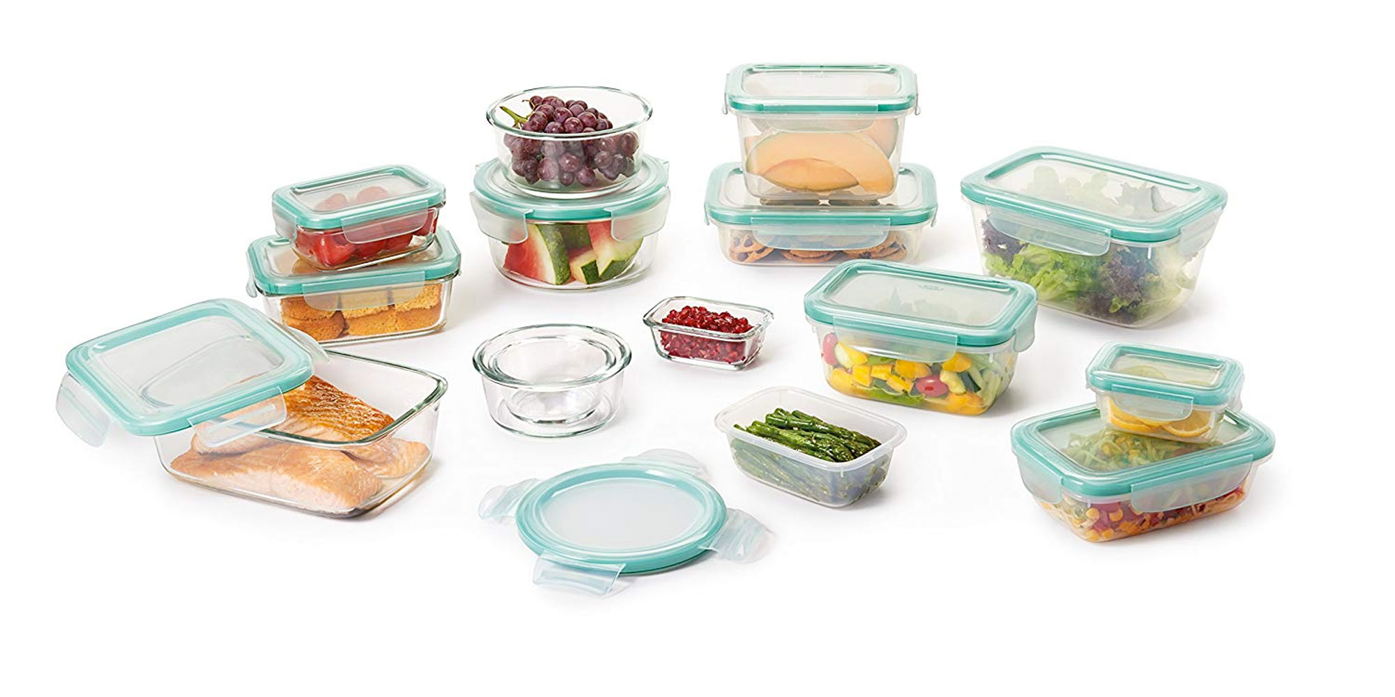 OXO's 30piece glass container set goes from freezer to oven for 50 (50 off)