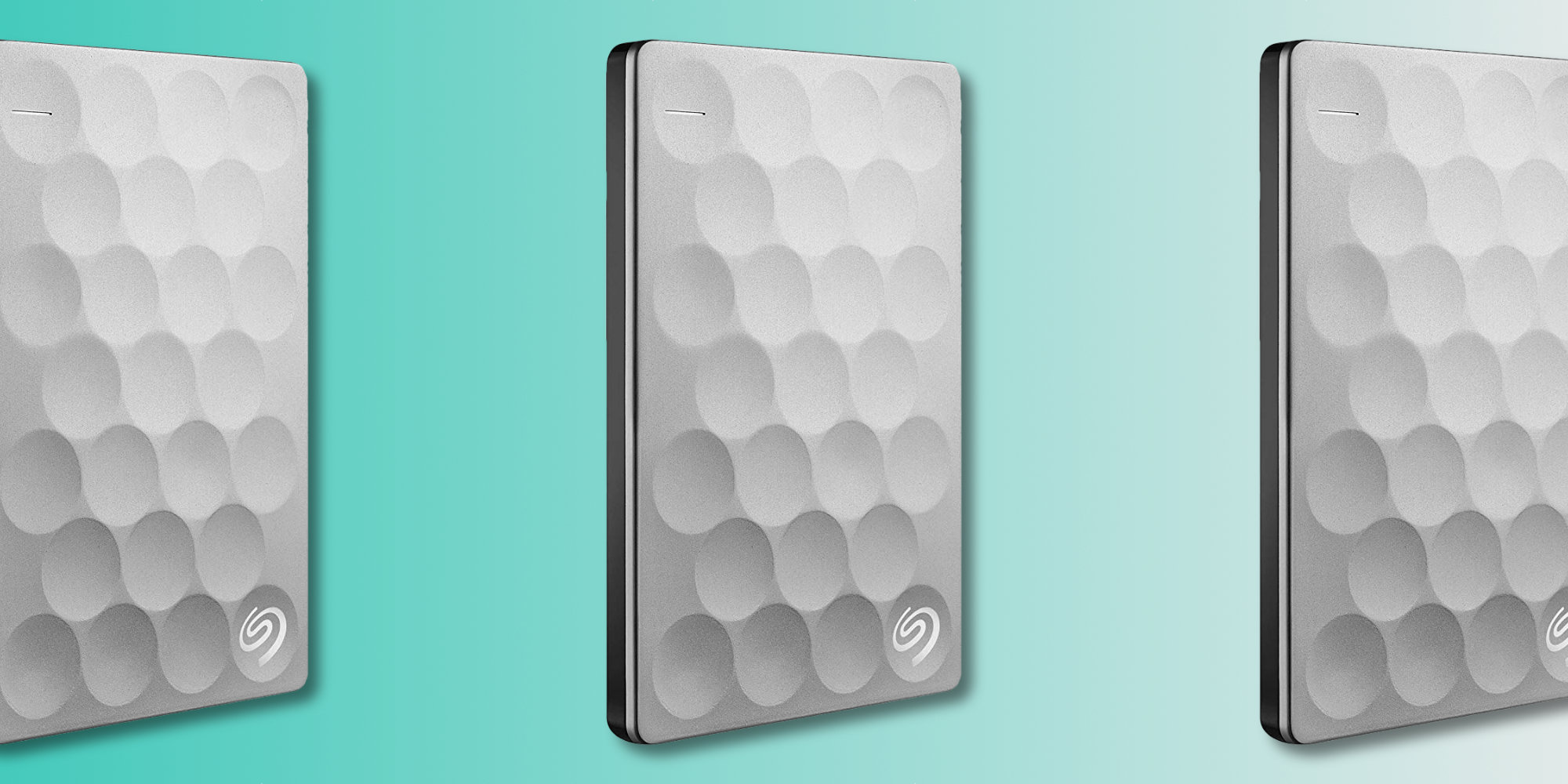 walmart seagate - backup plus slim for mac 1tb external usb 3.0 portable hard drive - silver/black