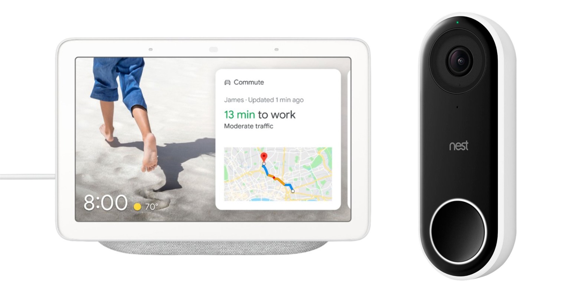 Save 129 when you bundle Google Nest Hub with a Hello Video Doorbell at 229 9to5Toys