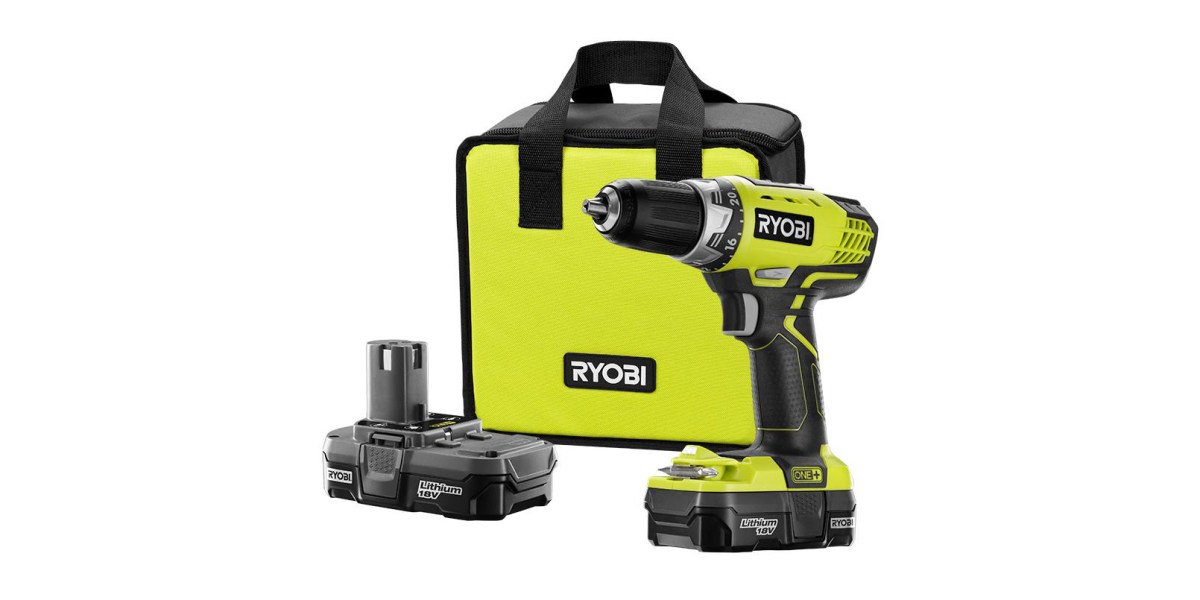 Bring home Ryobi's $69 compact drill kit at $30 off