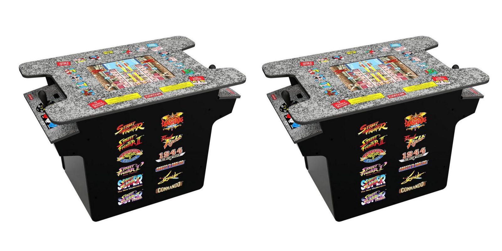 New Street Fighter Cocktail Arcade Table Now Up For Pre Order