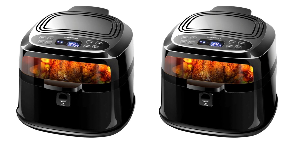 Cook a whole chicken in this Chefman Rotisserie Air Fryer for 70 (Reg