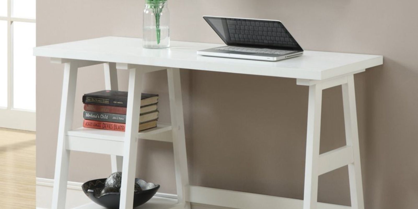 Simplify Your Home Office With Convenience Concepts 84 Trestle