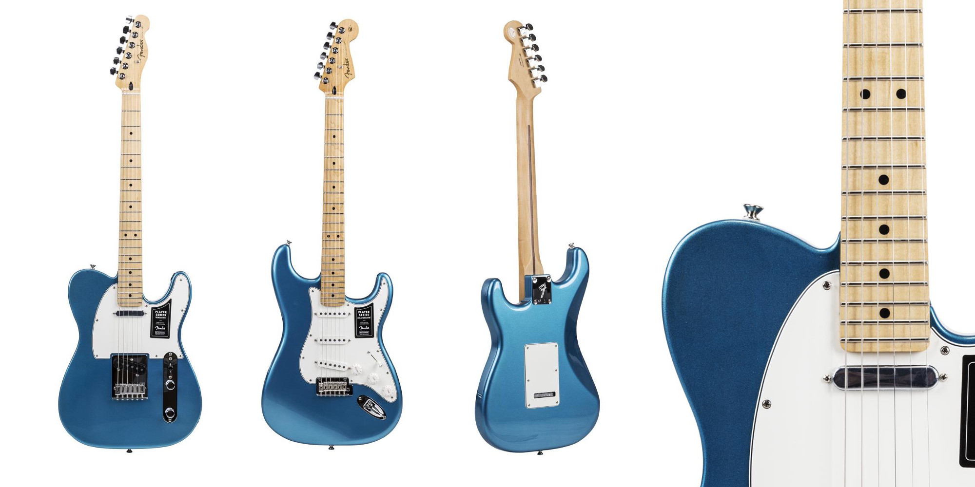 Lake Placid Blue Fender Strat or Tele Guitars for $549 (Up to $225