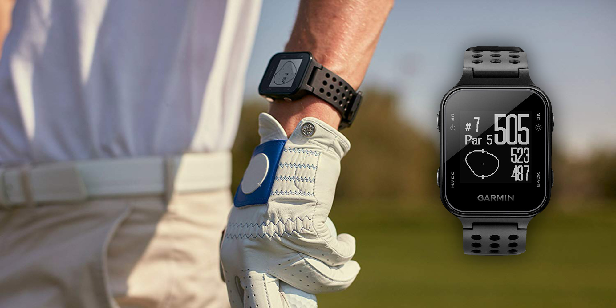 Track swing distances w/ Garmin's Approach S20 Golf Watch 112 (Reg