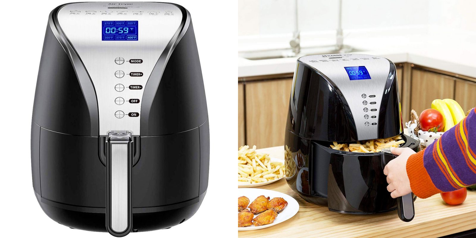 Make wings + more at home with this 4quart air fryer, now 54 (Reg