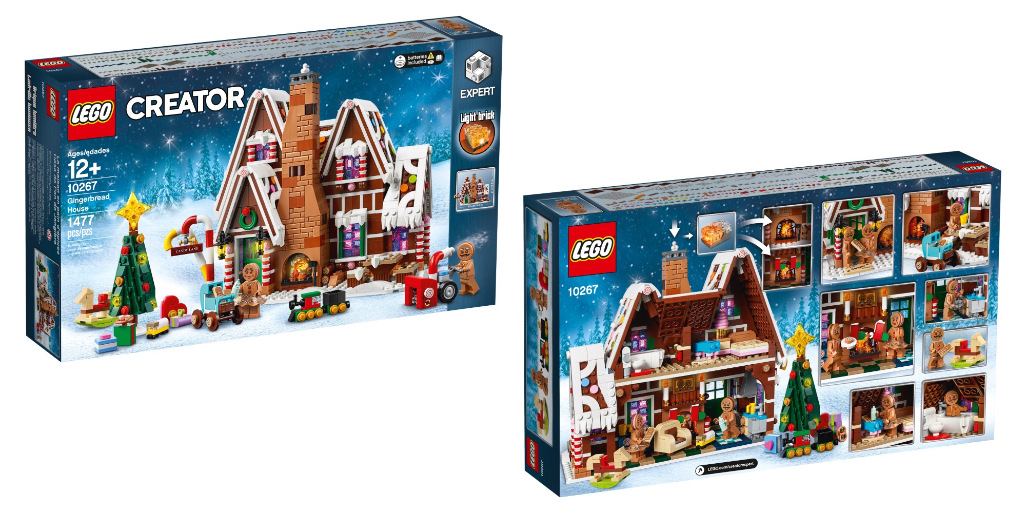 LEGO Gingerbread House packs 2 minifigures + 1,500 pieces - 9to5Toys