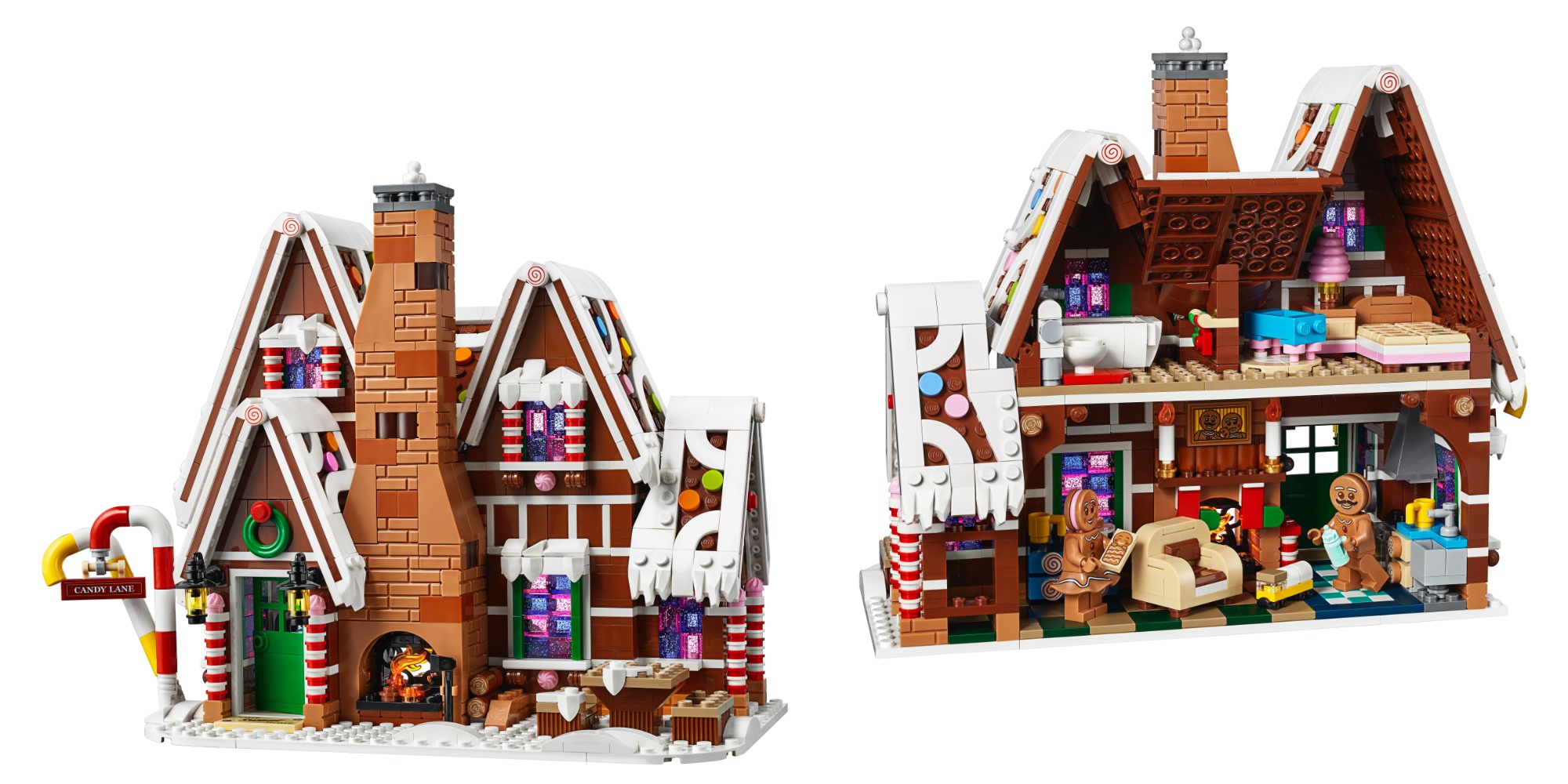 gingerbread house lego set