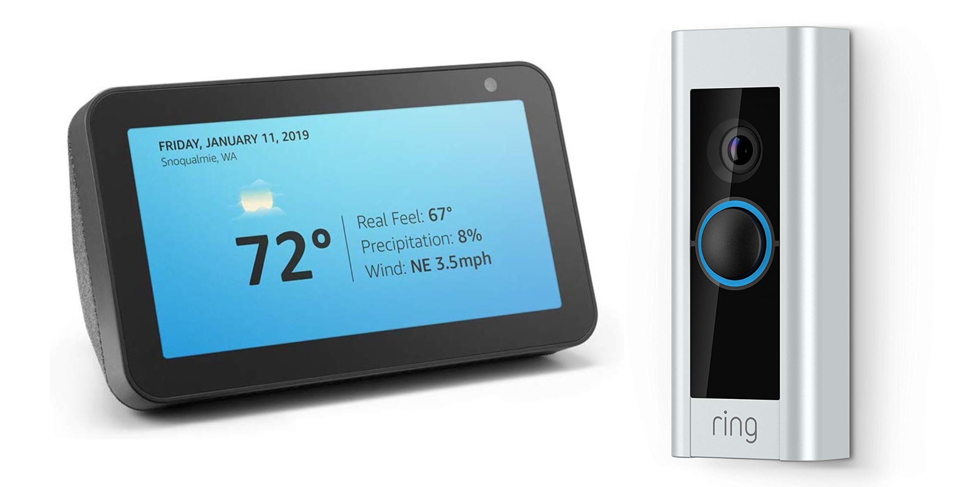 Echo Show 5 comes bundled with Ring Video Doorbell Pro at 179 (160