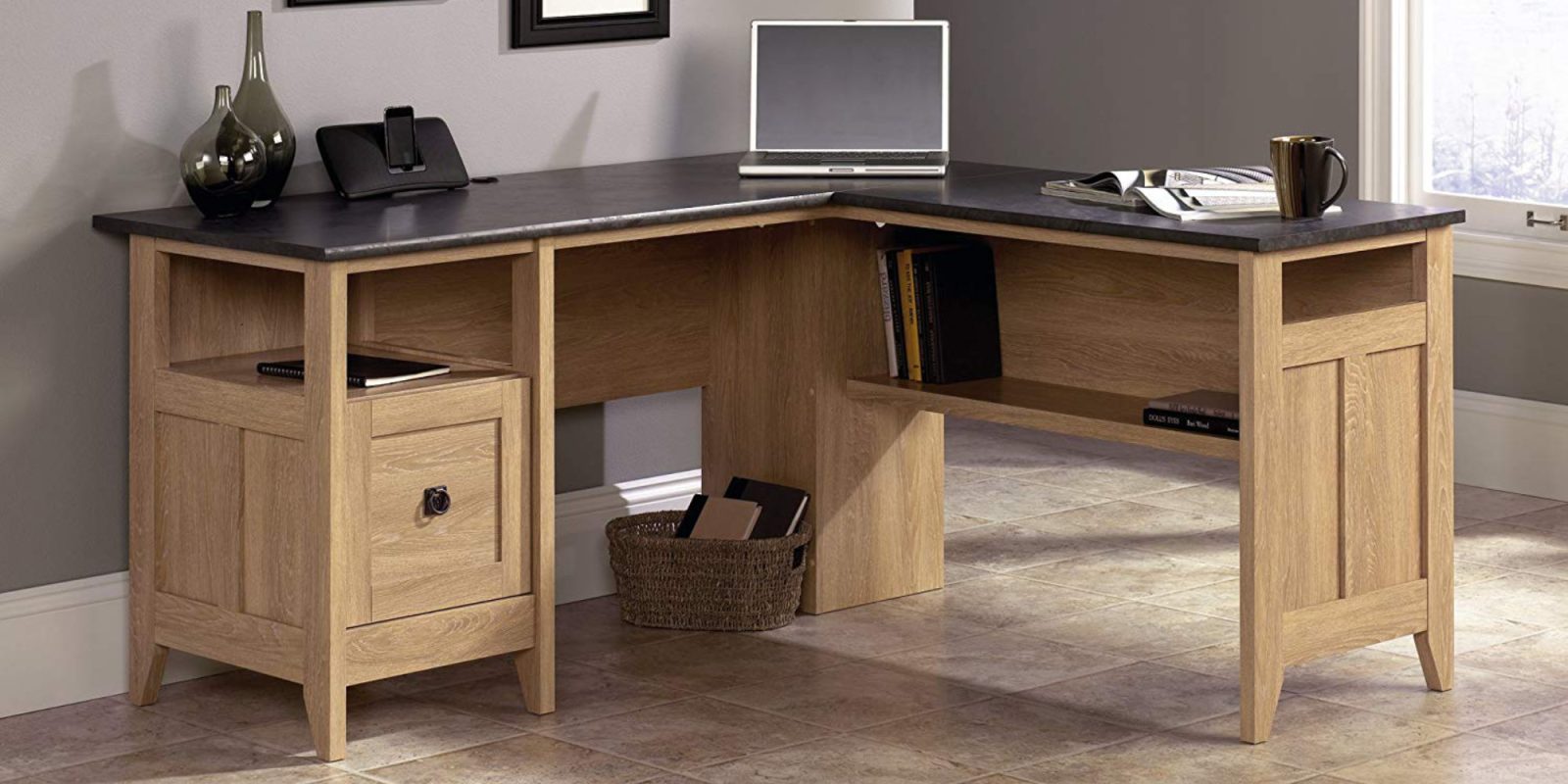 Give Yourself More Room To Work With Sauder S L Shaped Desk 158