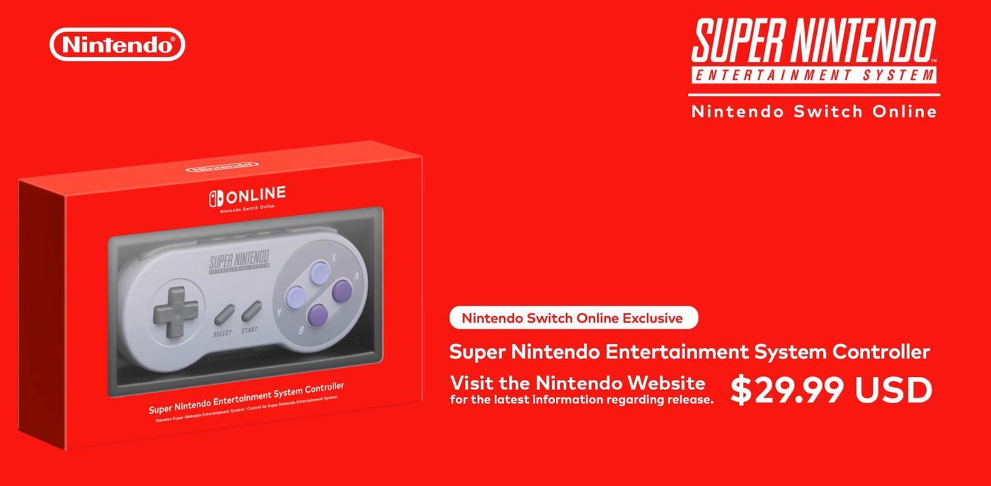 Switch Online SNES games plus new controller
