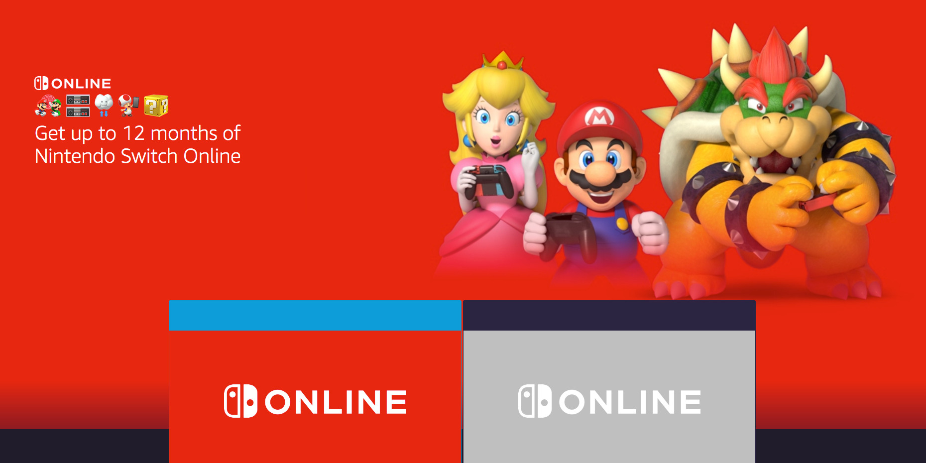 free 1 year nintendo switch online