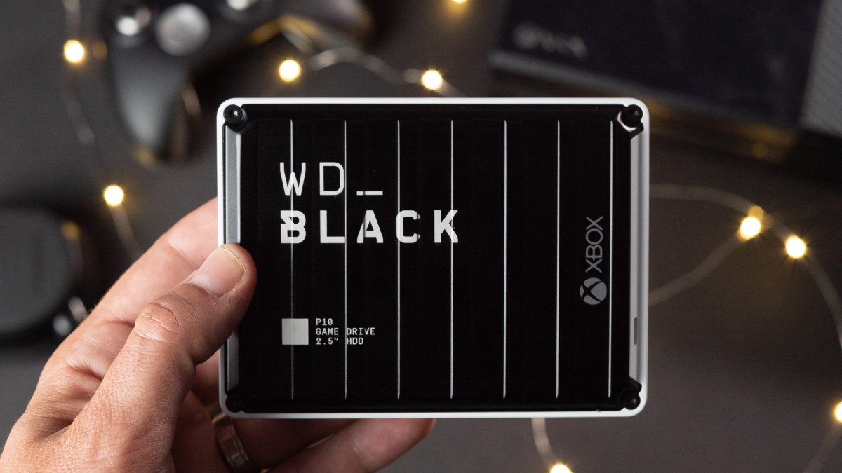 WD_Black P10 for Xbox One above table