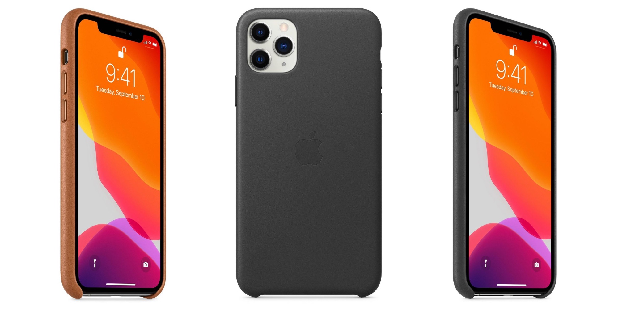 Apple's official iPhone 11 Pro/Max Leather cases get first ...