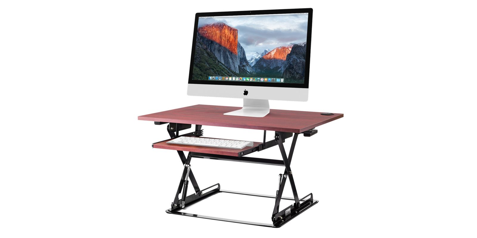 Convert Your Workspace To A Cherry Standing Desk For 53 Reg