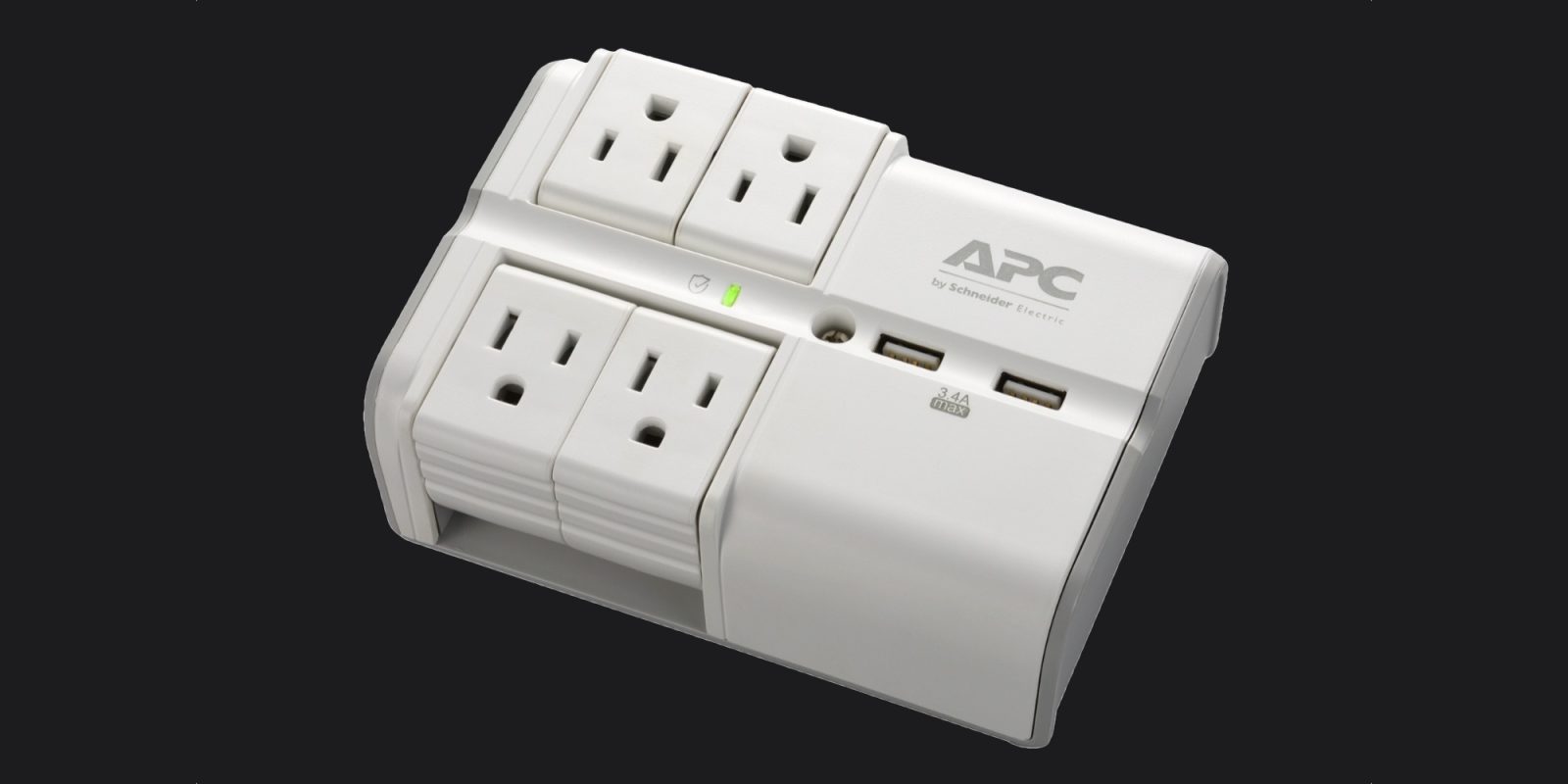 Apc S Wall Pivot Plug Surge Protector Is An Essential Desk Upgrade