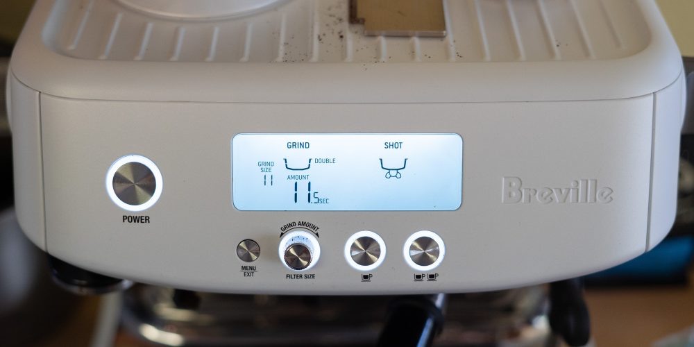 LCD screen on the Barista Pro