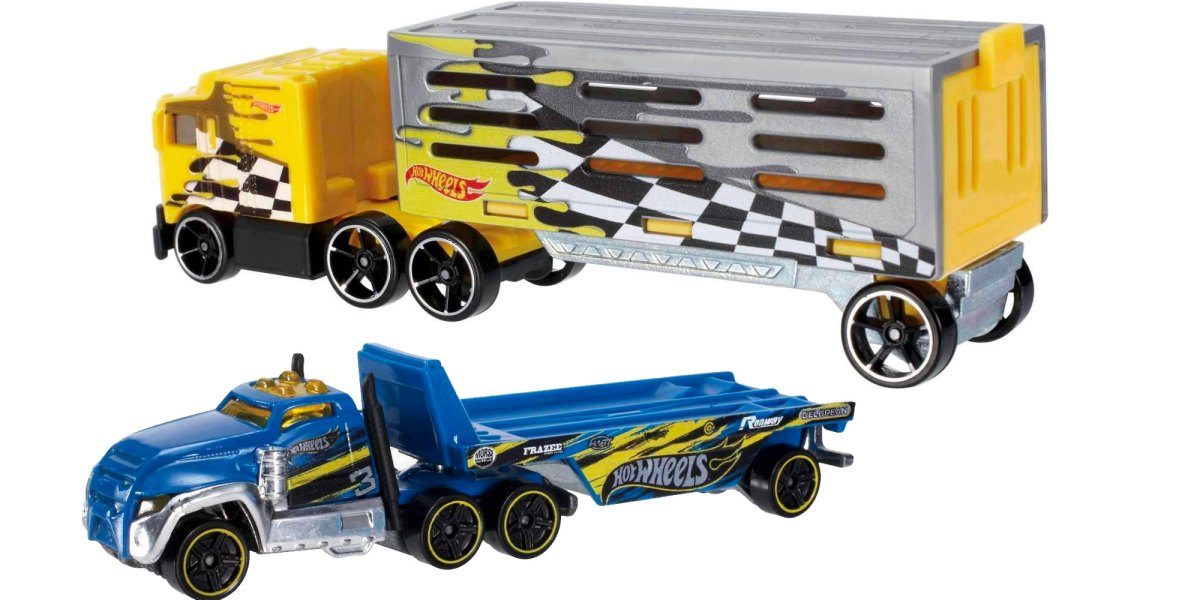 Save 50% on Hot Wheels Track Trucks and race to victory for just $2