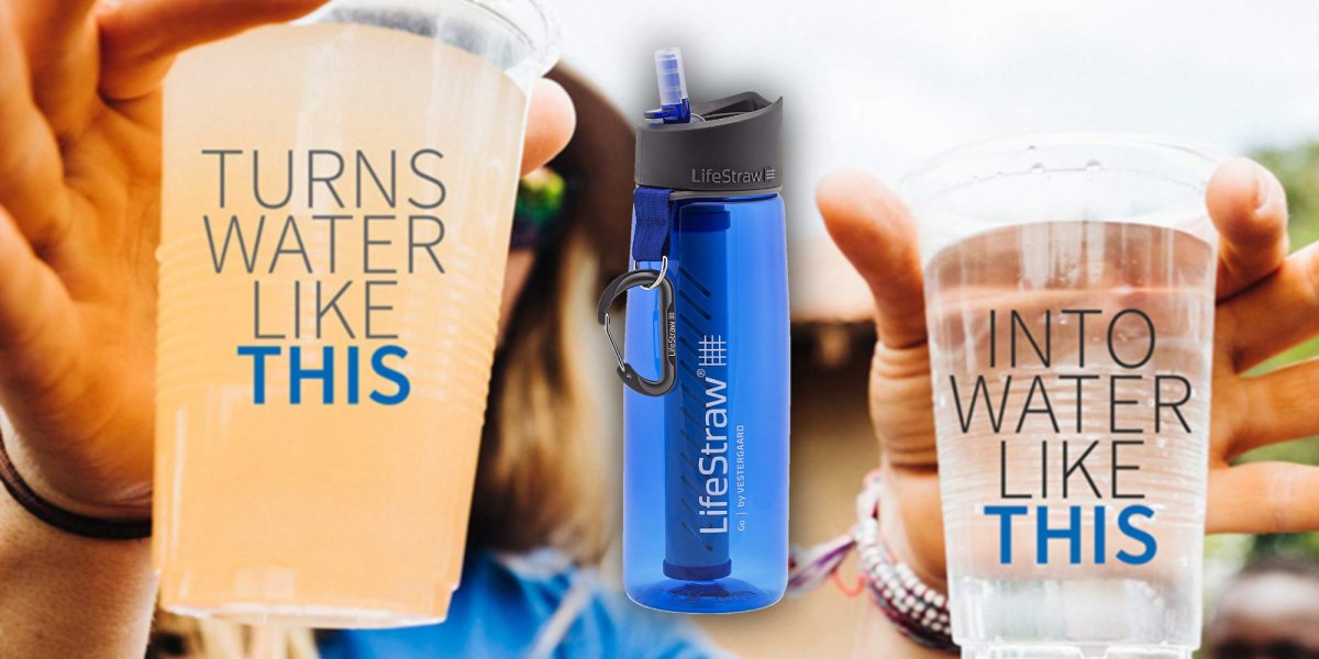 The LifeStraw Go Bottle makes clean drinking water in realtime 30