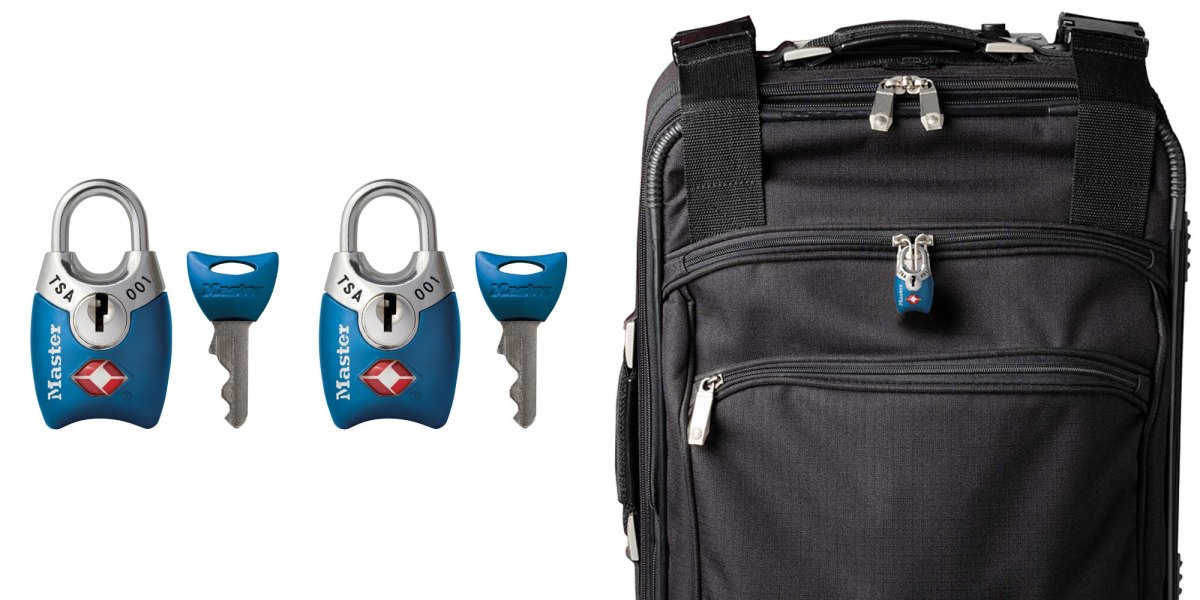 Grab two Master Lock TSA Luggage Locks for just 2 each at Amazon or