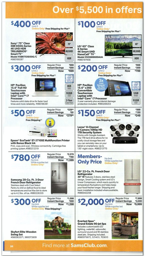 Sam's Club Instant Savings Book 2019 is here - 9to5Toys