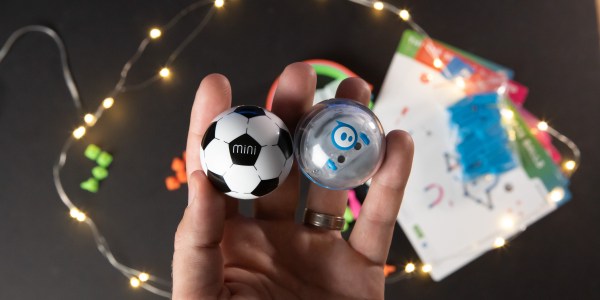 Sphere Mini Soccer and Activity Kit on desk