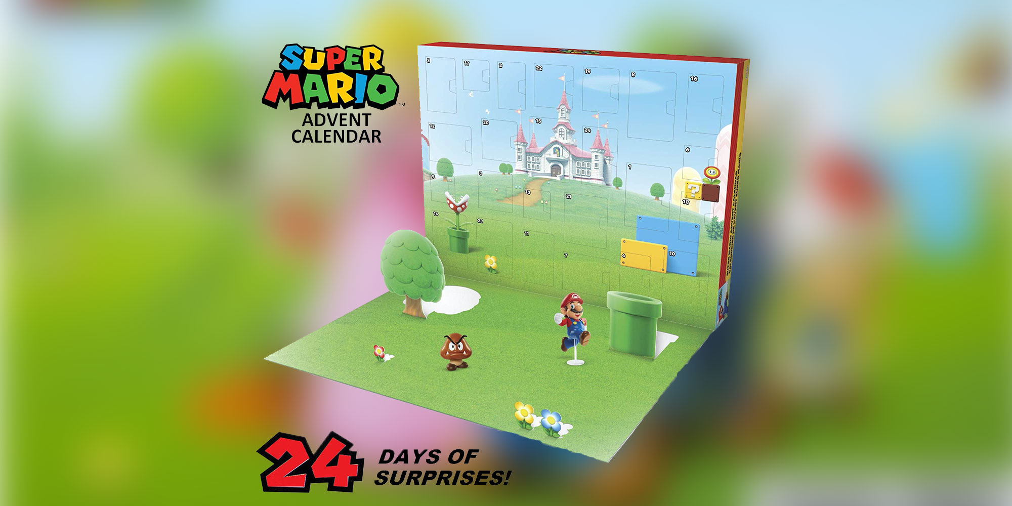 Nintendo #39 s Super Mario Advent Calendar has 17 2 5 inch figures   more