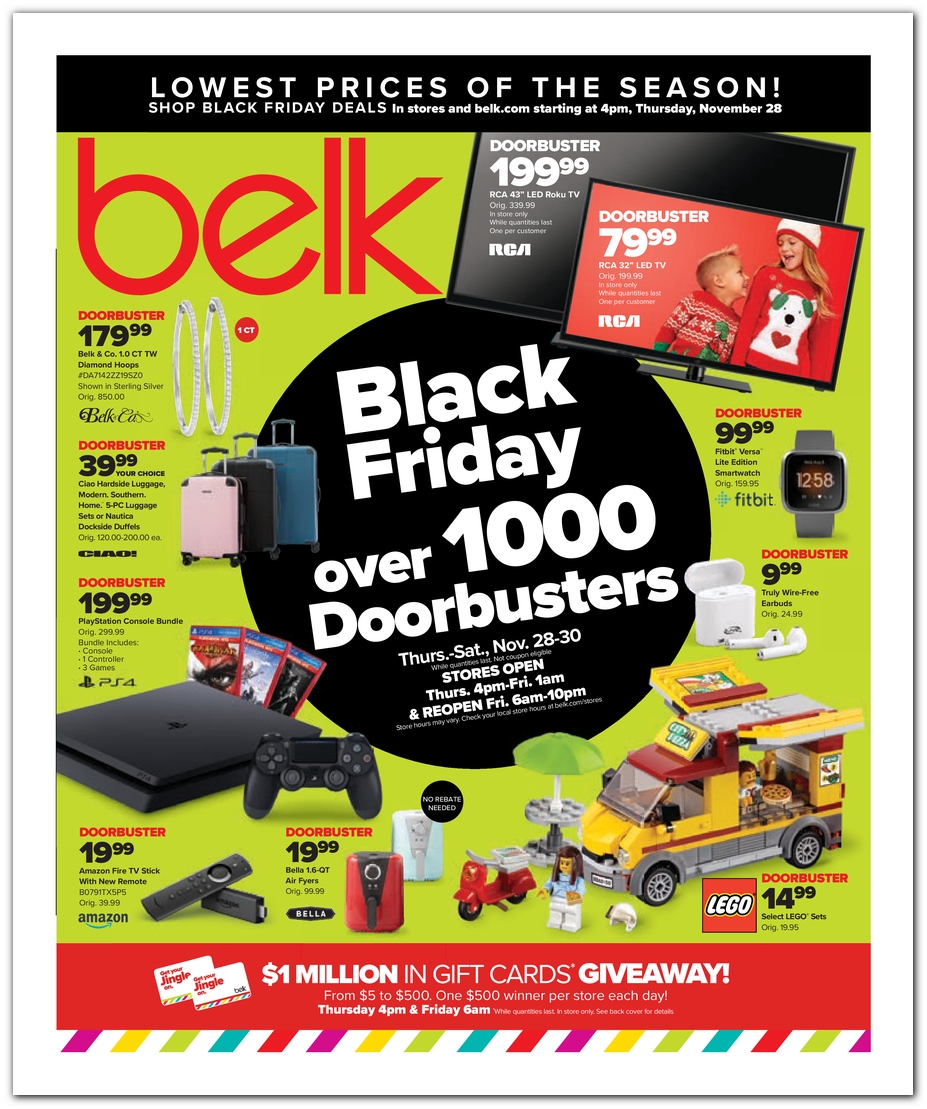 Belk: Shop 1000s Black Friday Doorbusters