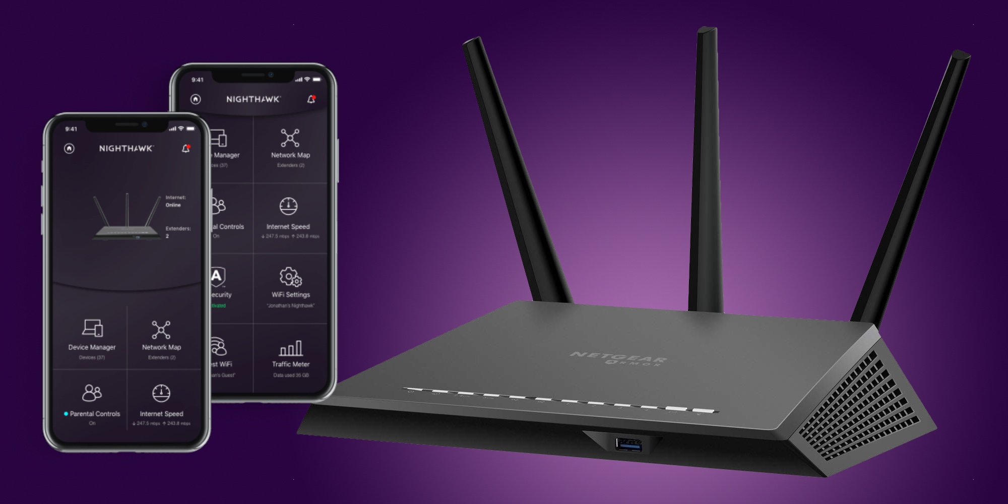 NETGEAR's Nighthawk 802.11ac Router protects your smart home at 245