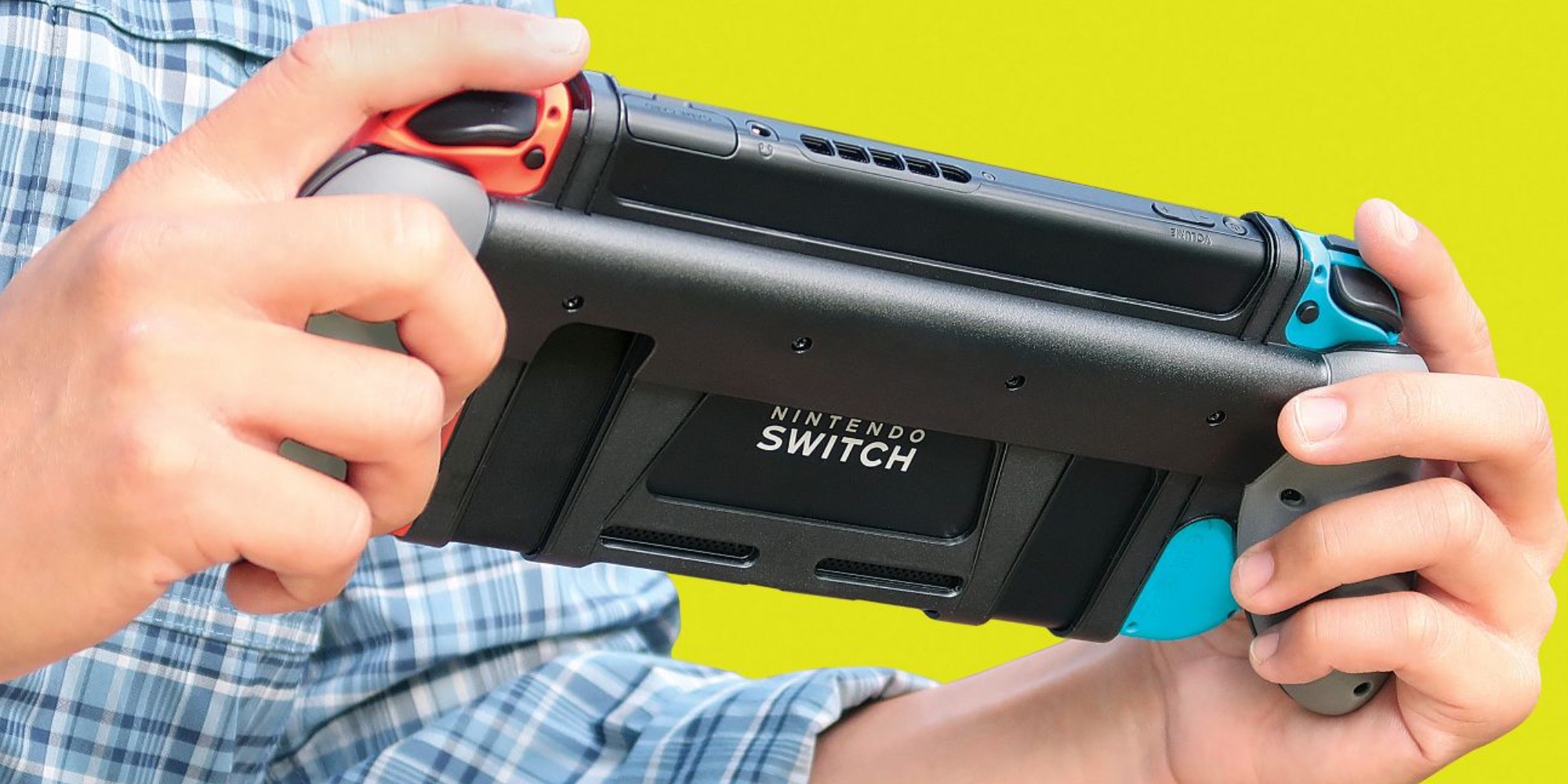 Add this officially licensed ergonomic grip to your Nintendo Switch for 12