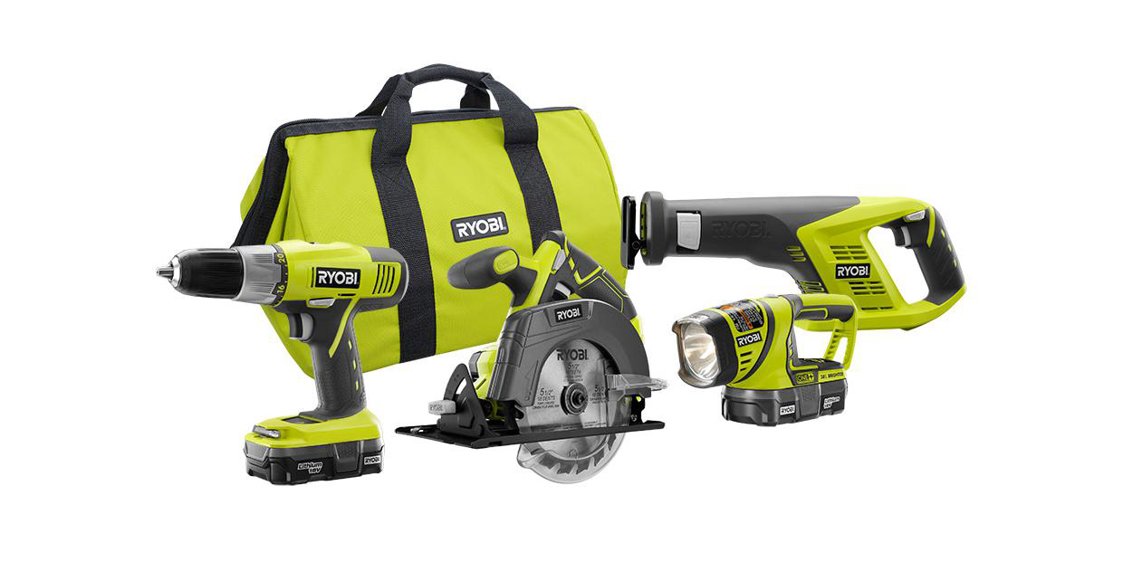 Home Depot will sell you a 4-tool Ryobi 18V kit for $149 ($30+ off