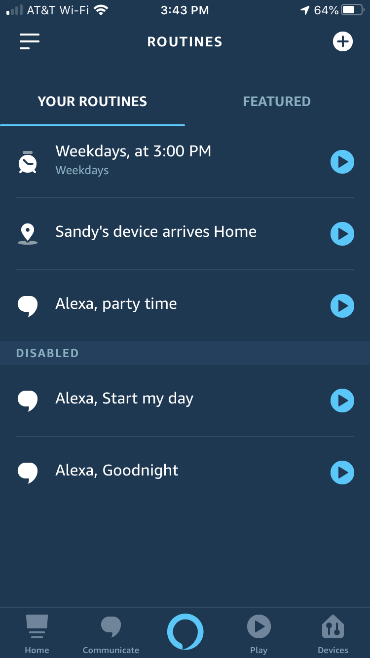 How to up Alexa Routines on Amazon or other speaker