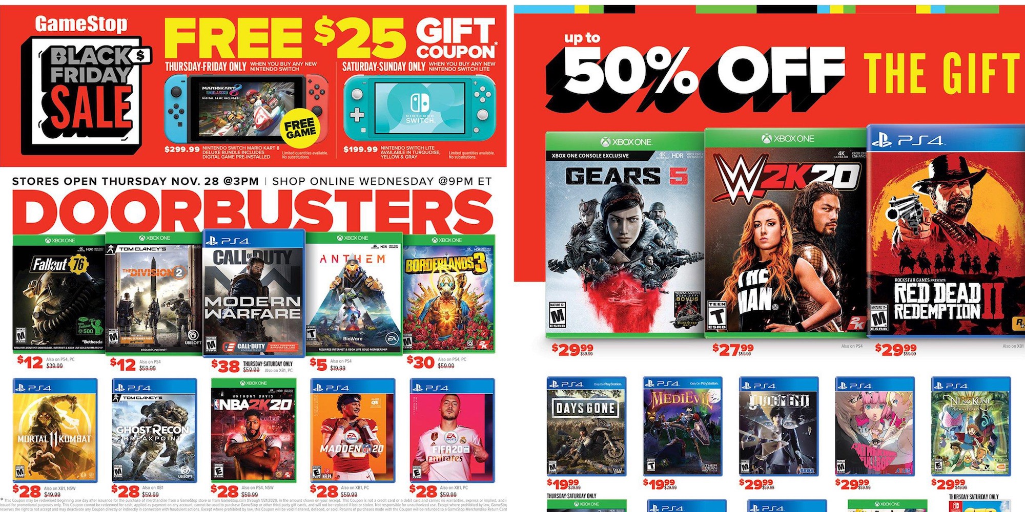 Gamestop Black Friday Ad 2019 Ps4 Pro Switch Lite More 9to5toys