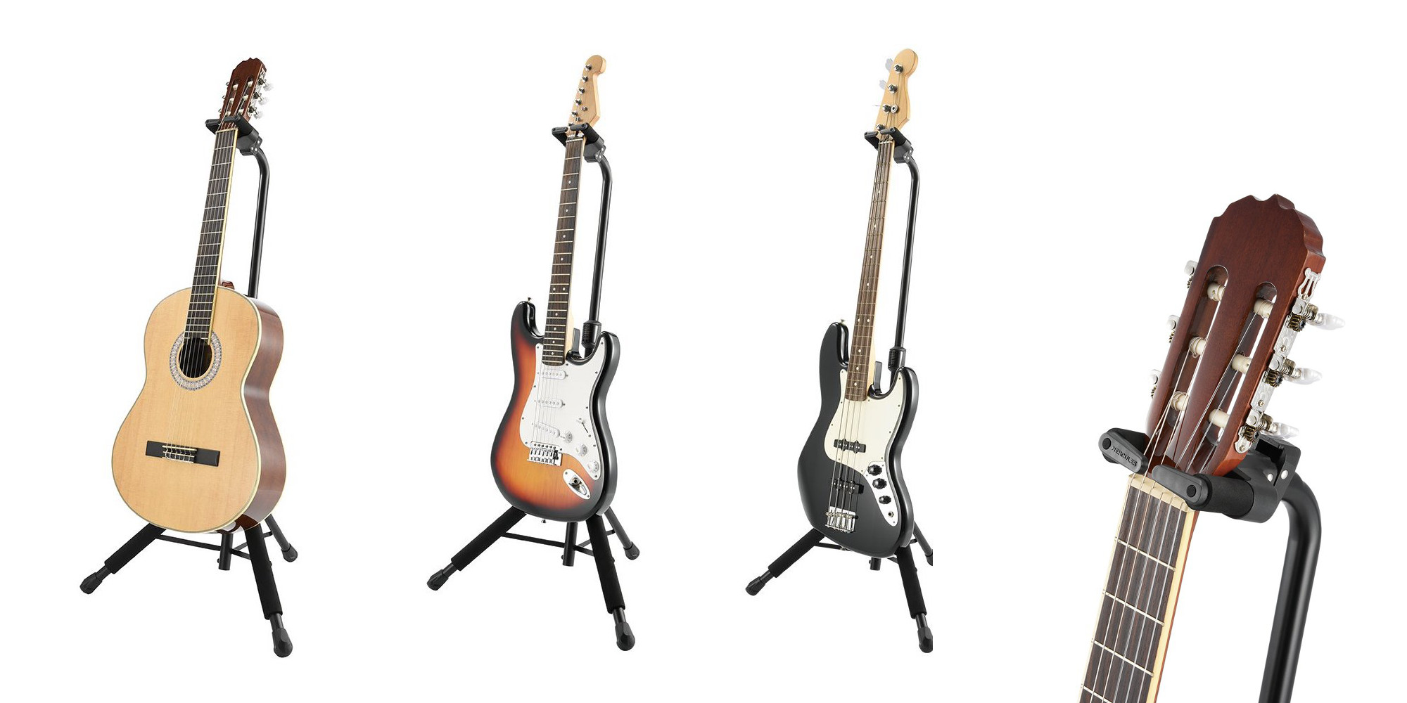 Score a pair of Hercules Auto Grip Guitar/Ukulele Stands for 60 (Reg