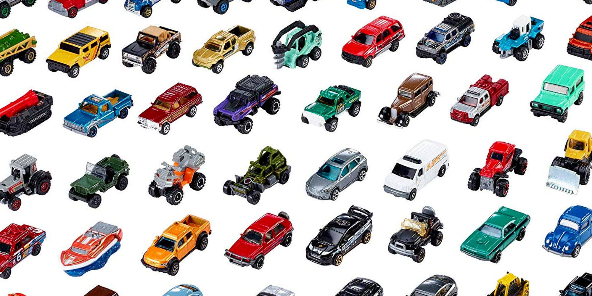 Expand your vehicle collection with 50 Matchbox cars for 0.60 a piece