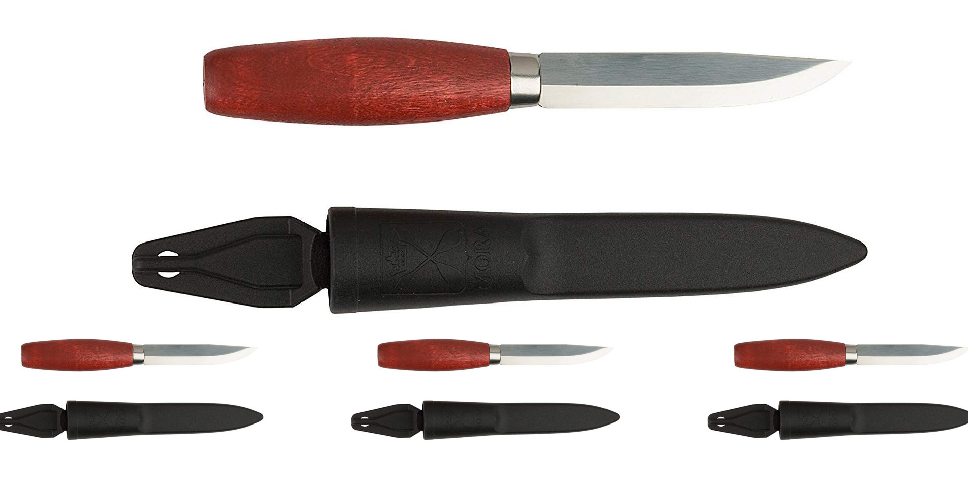 Morakniv Classic No 1 Wood Handle Utility Knife With Carbon Steel