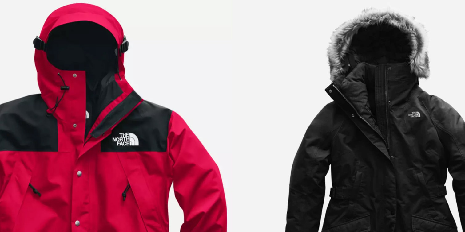 The North Face Outlet takes up to 60 