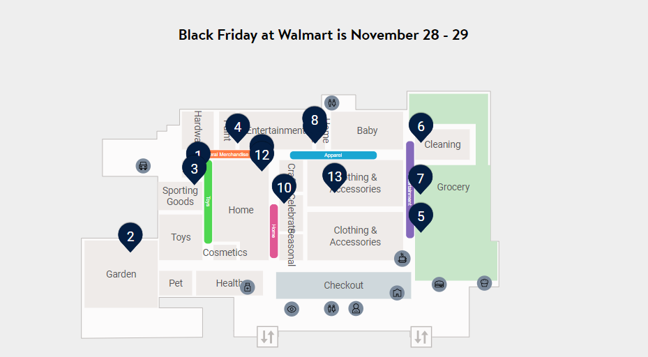 Walmart Black Friday Store Hours and Interactive Map