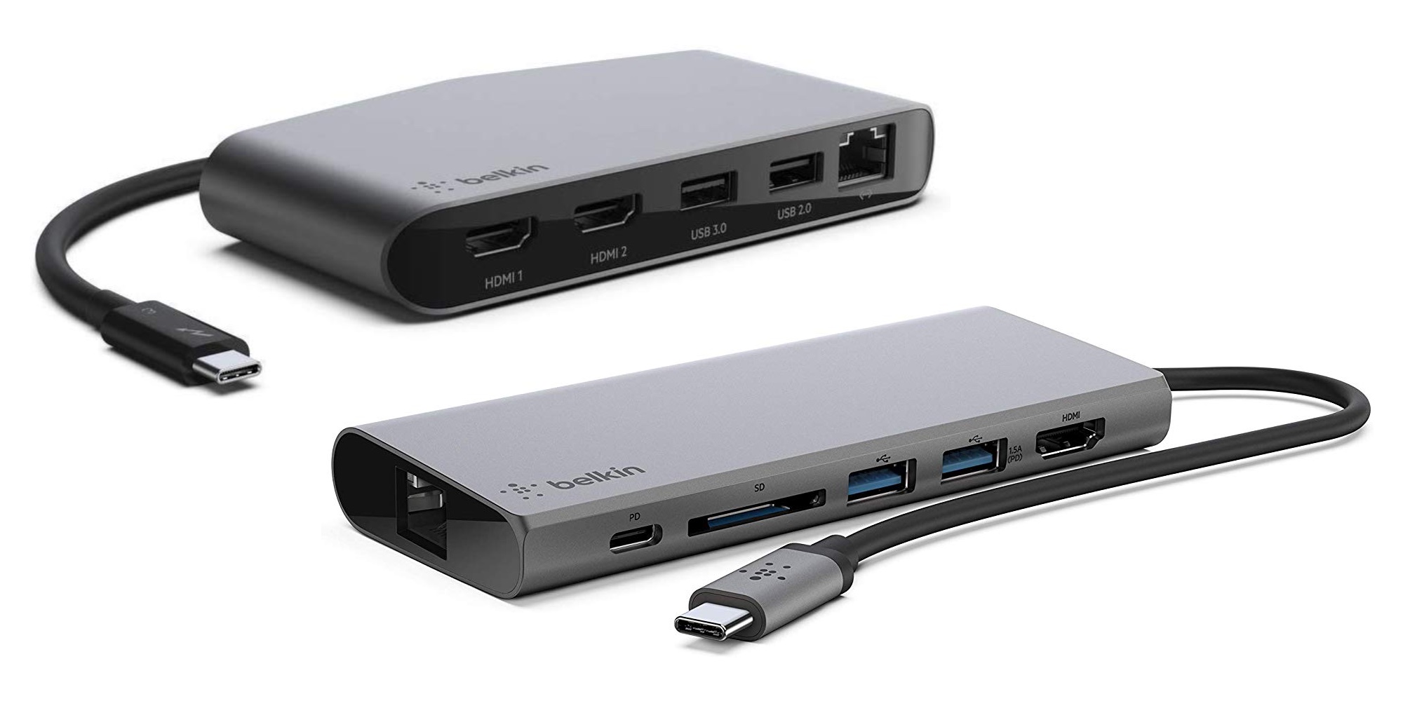 Belkin's USB-C hubs can drive displays, pack 60W passthrough, more from $35