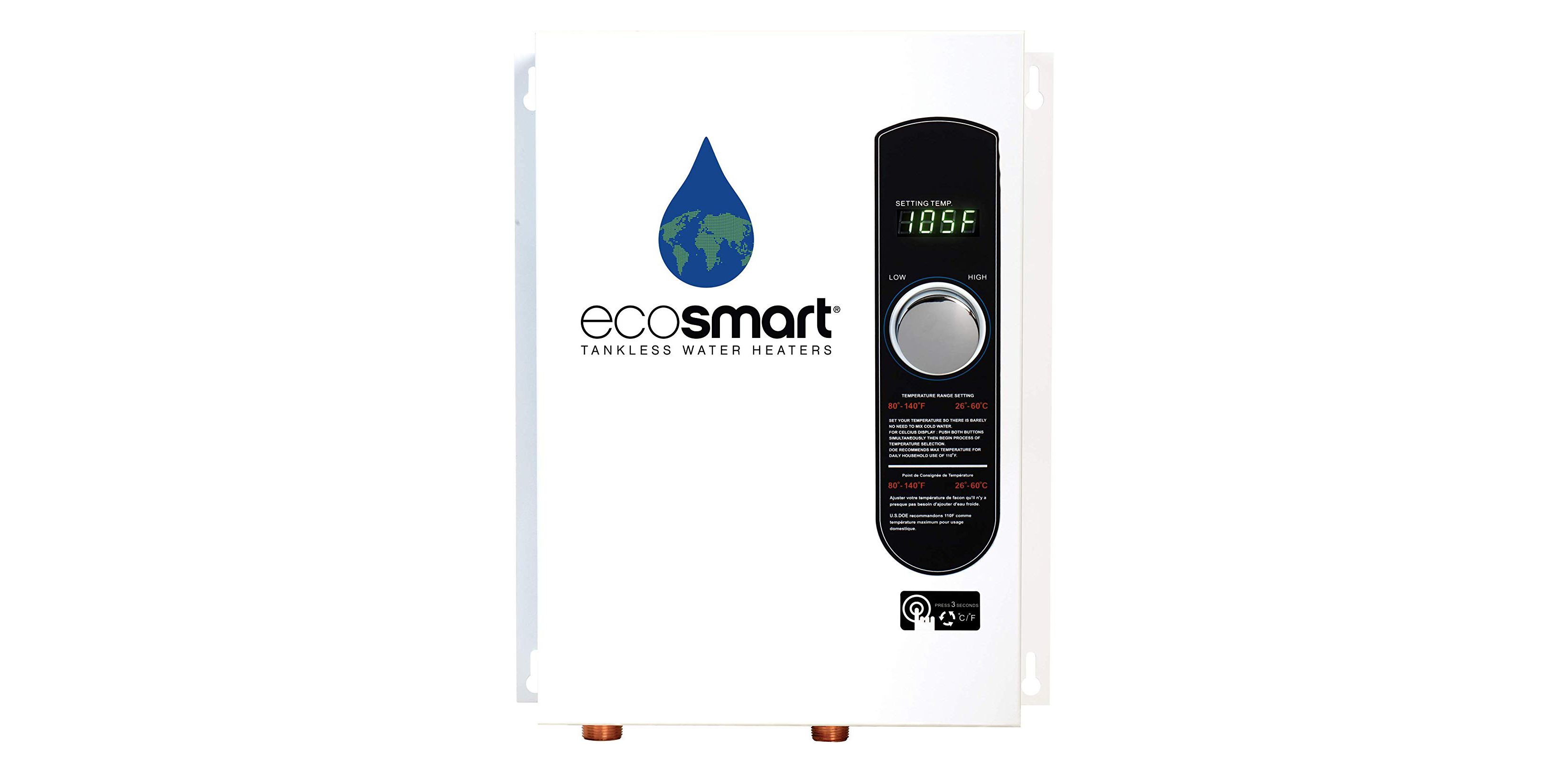 Ecosmart ECO Electric Tankless Water Heater hits Amazon low at 258.50
